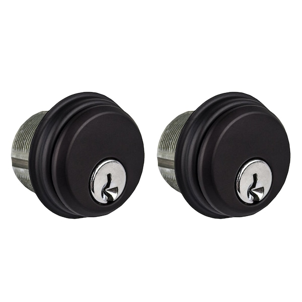 Global Door Controls 1-5/32 in. Zinc Keyed Alike Double Cylinder Mortise Lock for Adams Rite Type Storefront Door in Duronodic TH1100-ZCX2DU - main